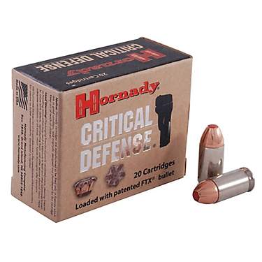 Hornady Critical Defense FTX .45 Colt 185-Grain Handgun Ammunition - 20 Rounds
