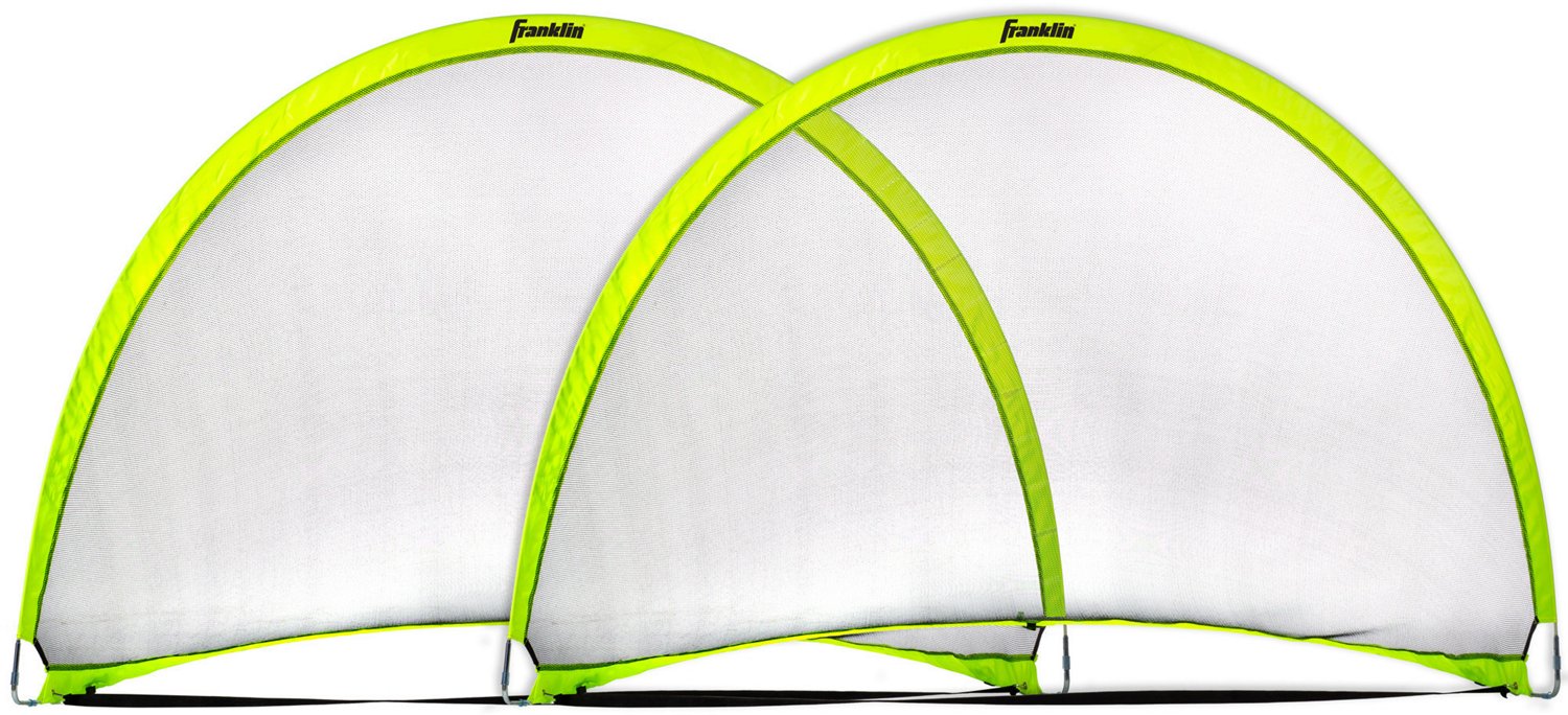 Franklin 4 ft x 6 ft Hyperbrite Dome Shaped Pop Up Soccer Goal 2 Pack - view number 2