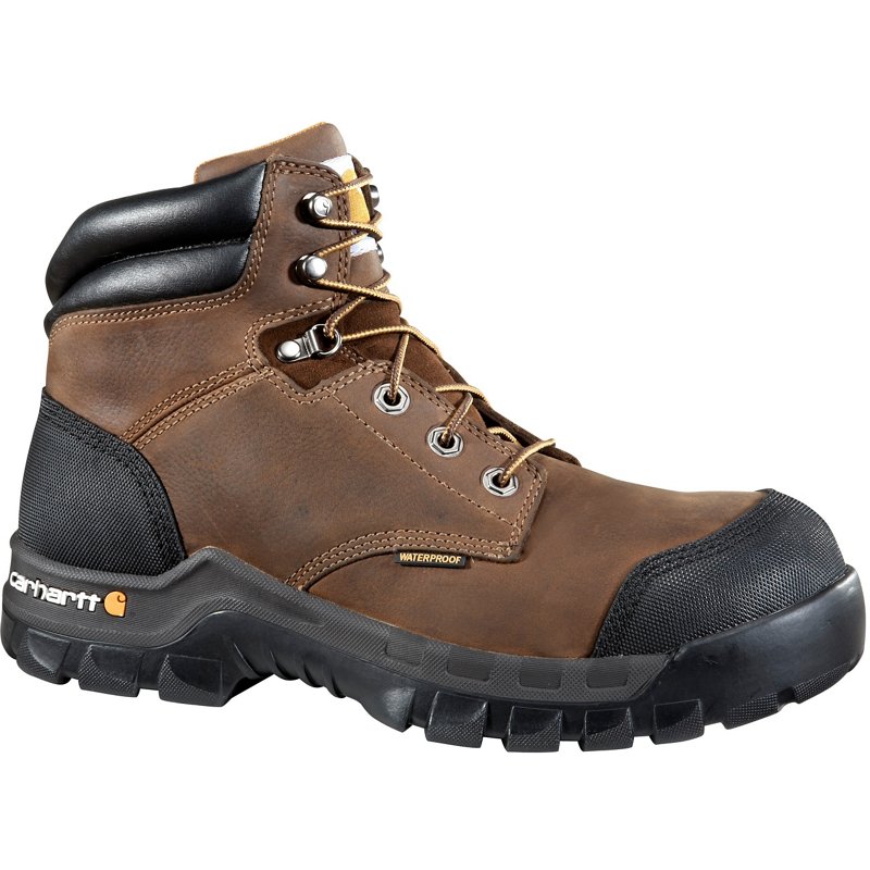 Carhartt Men's 6 in Rugged Flex EH Composite Toe Lace Up Work Boots Dark Brown, 15 - Lace St Work Boots at Academy Sports