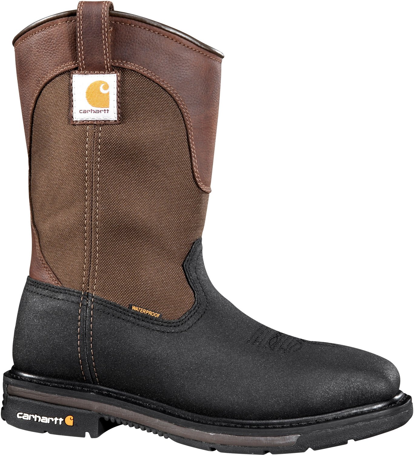 Carhartt Men s 11 in EH Steel Toe Wellington Work Boots Academy