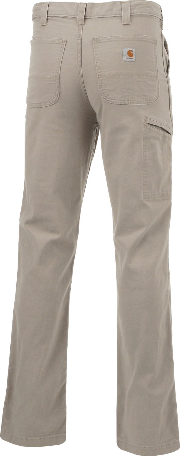 Carhartt Men's 38 in. x 34 in. Tan Cotton/Spandex Rugged Flex Rigby  Dungaree Pant 102291-232 - The Home Depot