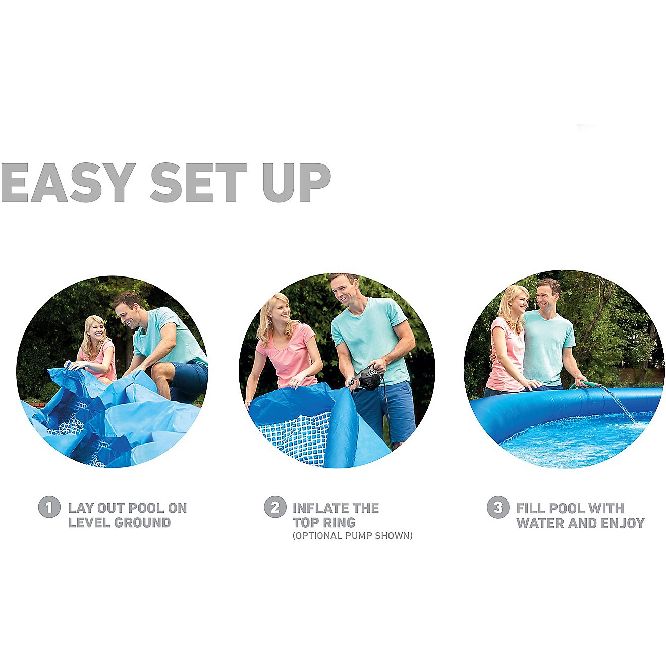 INTEX 10ft x 30in Easy Set Inflatable Pool                                                                                       - view number 4