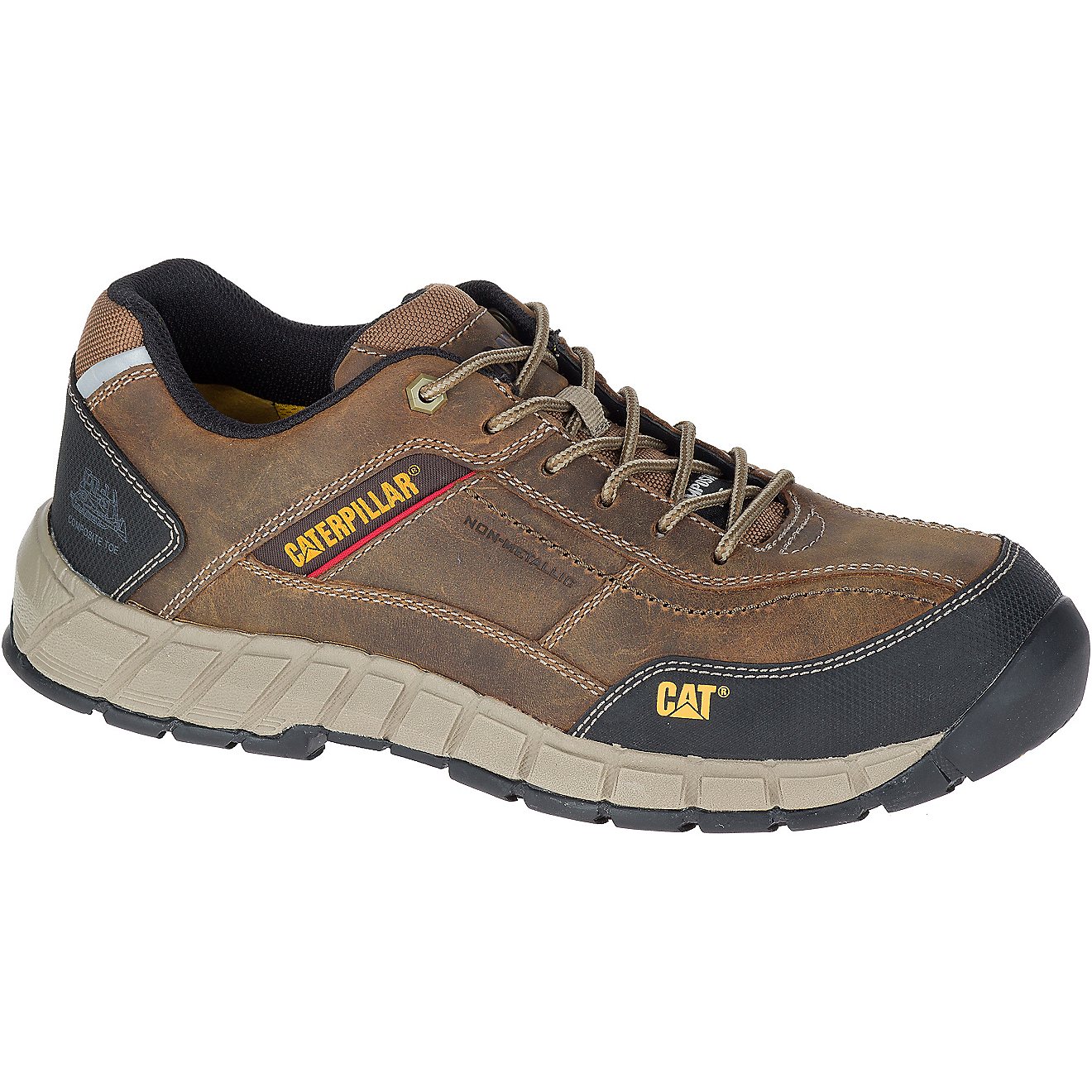 Cat Footwear Men's Streamline Leather EH Composite Toe Lace Up Work Shoes                                                        - view number 2