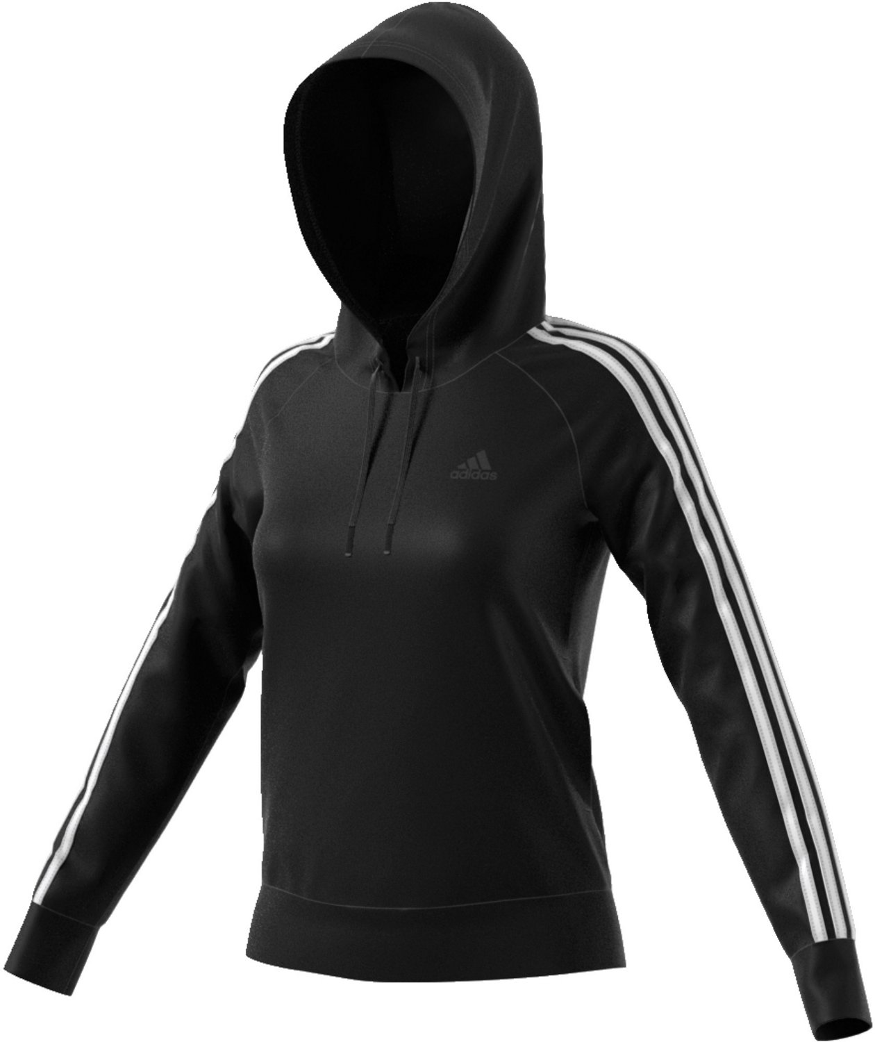 adidas Women's Essentials Cotton Fleece 3S Over Head Hoodie - view number 3