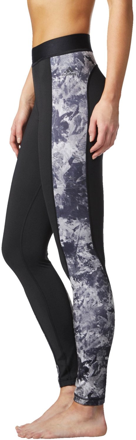 adidas Women's Tech-fit Cold Weather Winter Camo Print Tight                                                                     - view number 5