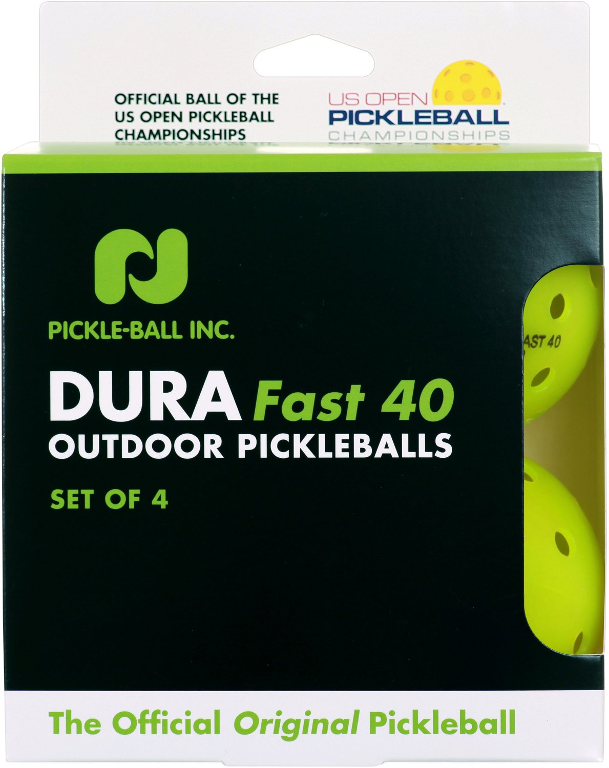  Dura Fast 40 Pickleballs, Outdoor Pickleball Balls