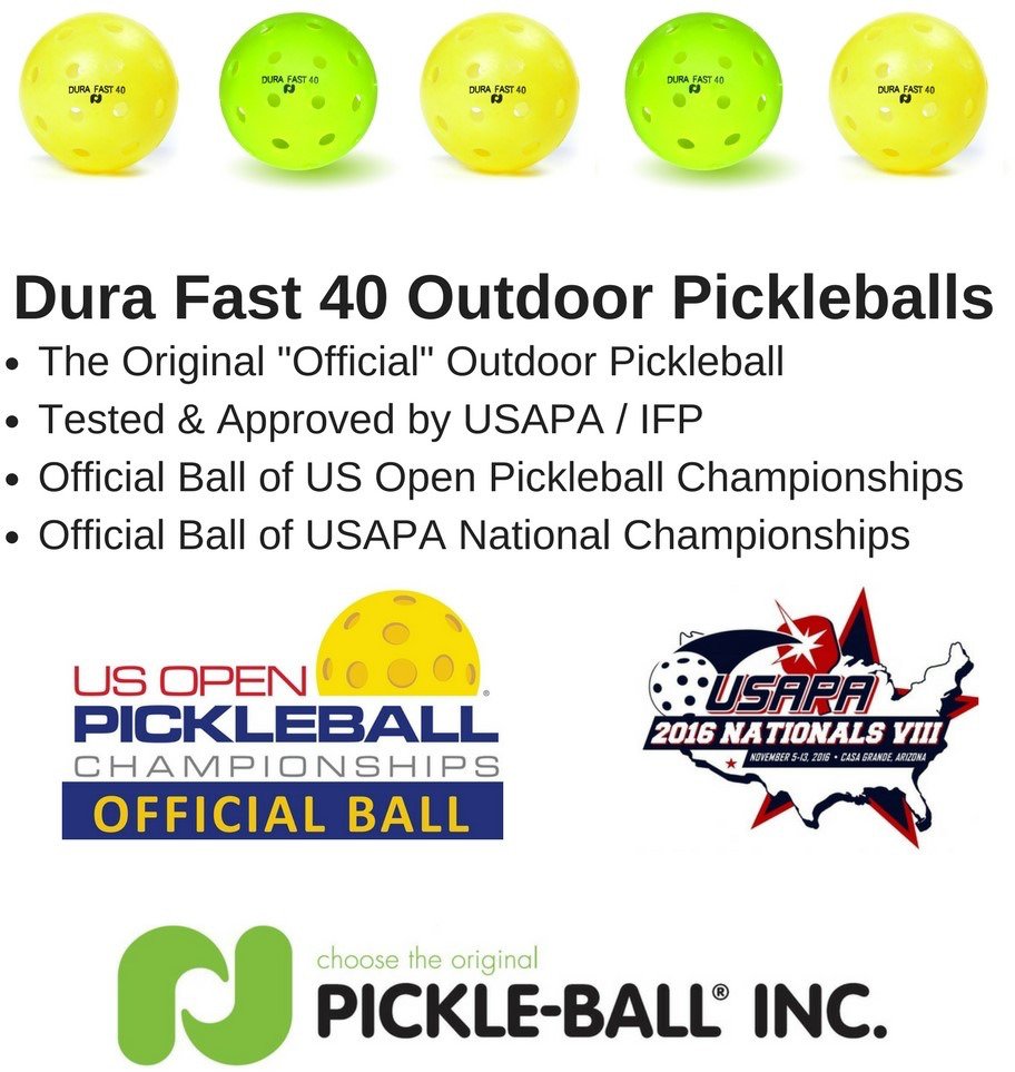 Pickle-ball DURA Fast 40 Outdoor Pickleball Balls 4-Pack                                                                         - view number 4