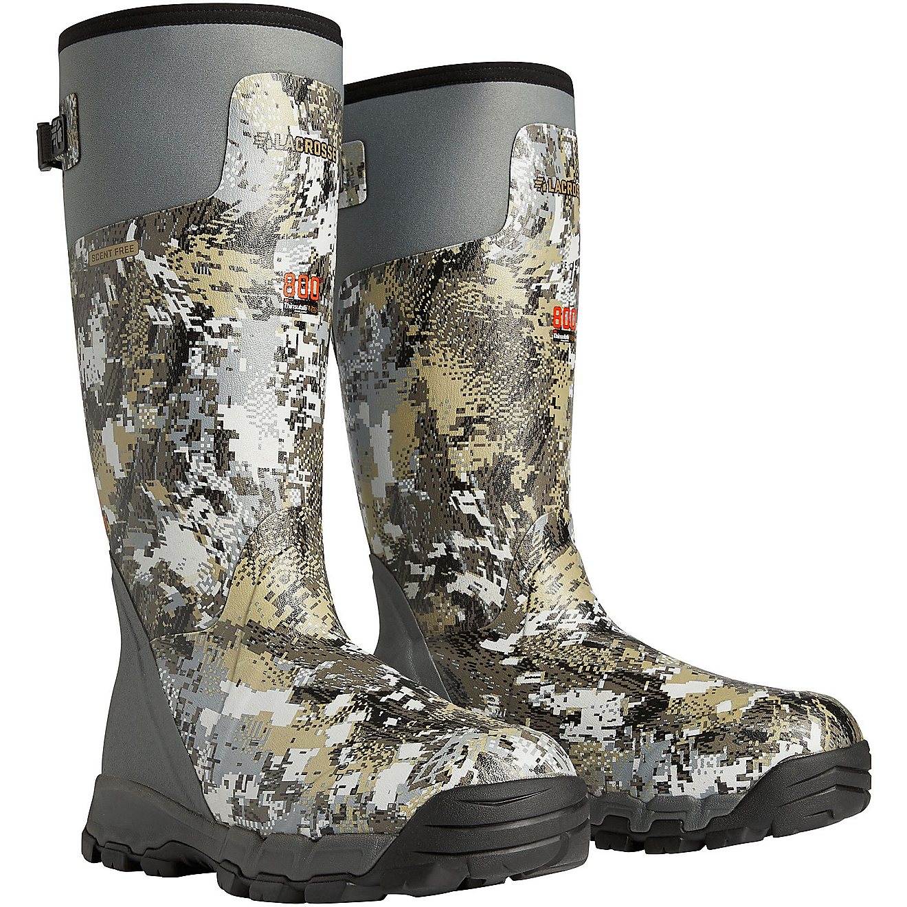LaCrosse Men's Alphaburly Pro Gore Optifade Rubber Hunting Boots                                                                 - view number 6