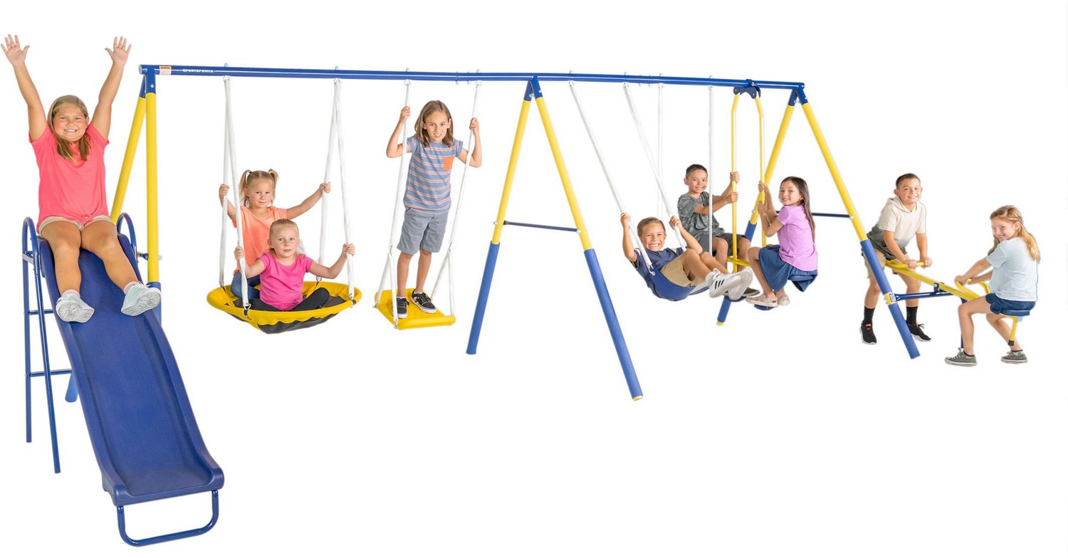 Sportspower metal hot sale swing set