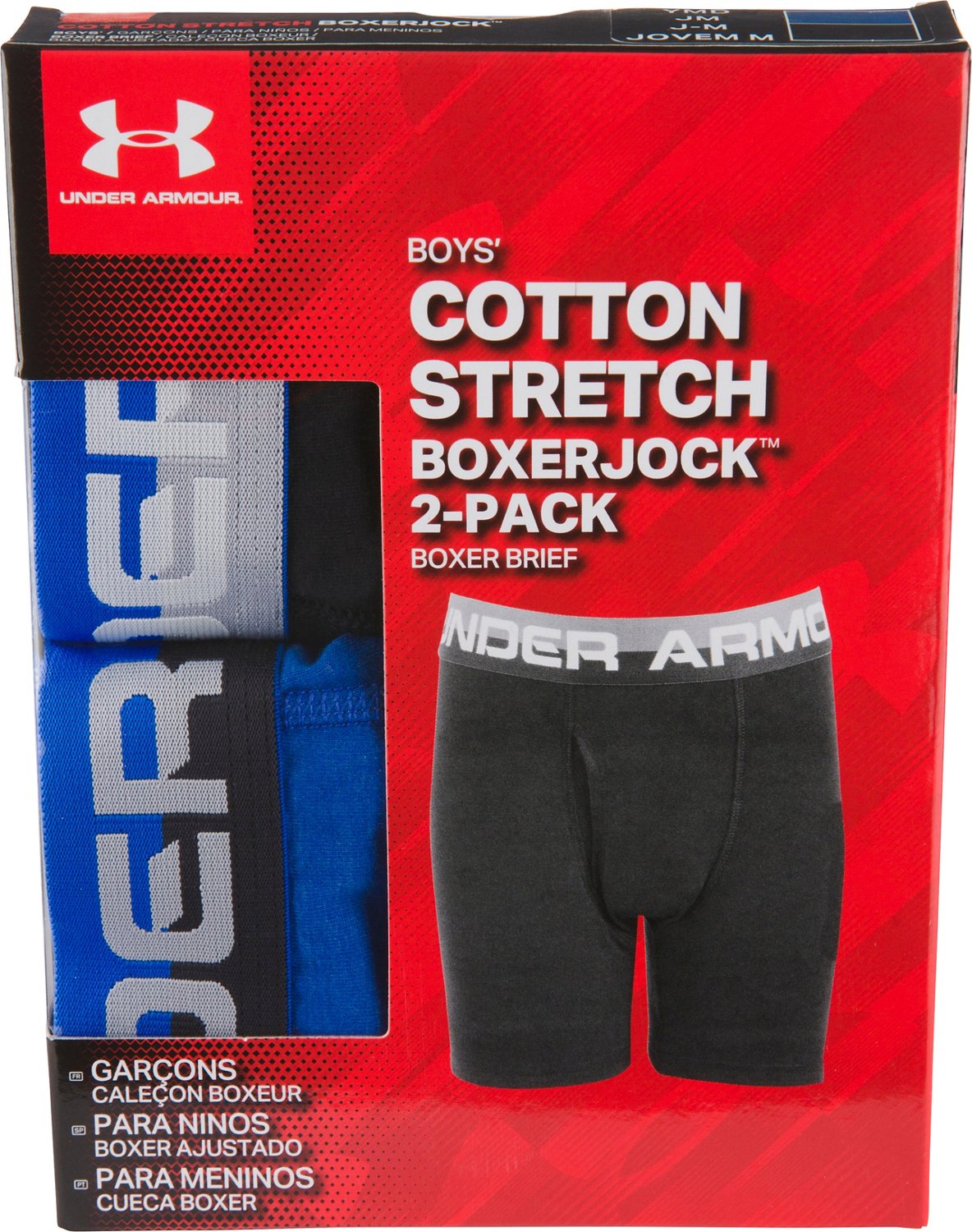 Under Armour Boys' Boxer Briefs 2-Pack                                                                                           - view number 4