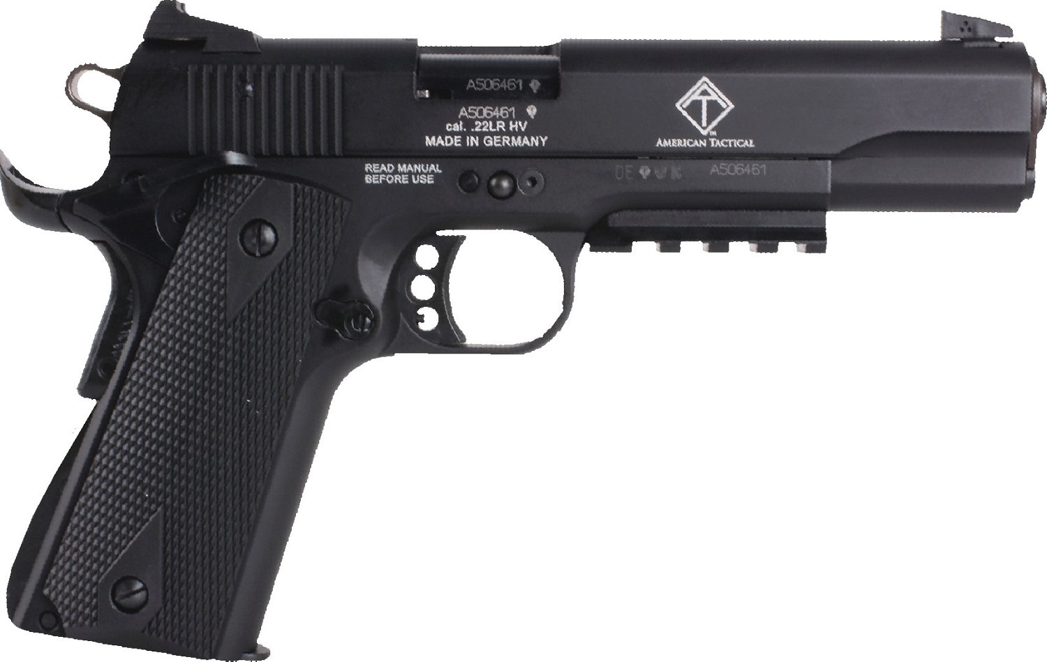 German Sport Guns 1911 .22 LR Tribute Pistol with Fake Suppressor