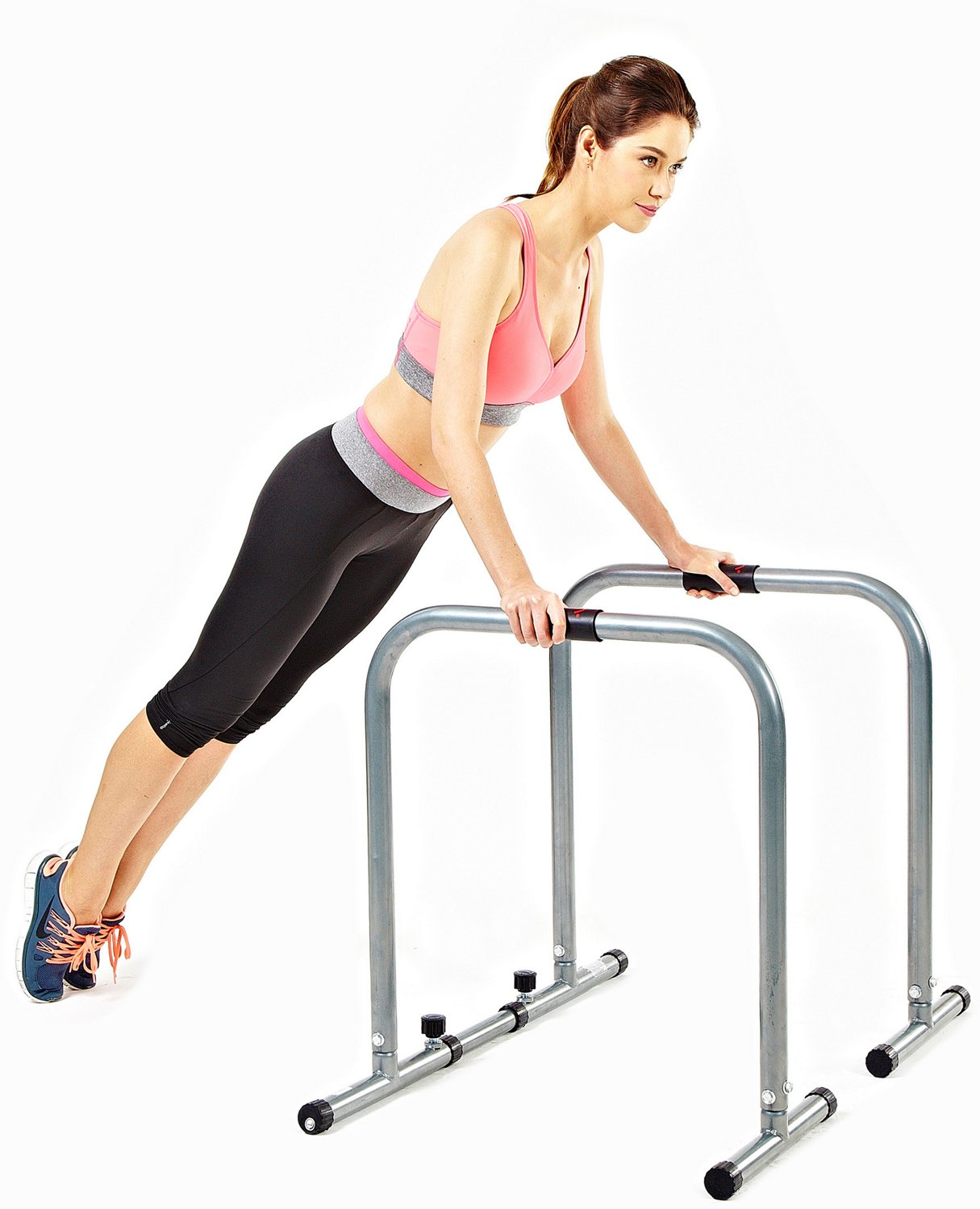 Sunny Health Fitness Dip Station with Safety Connector Academy