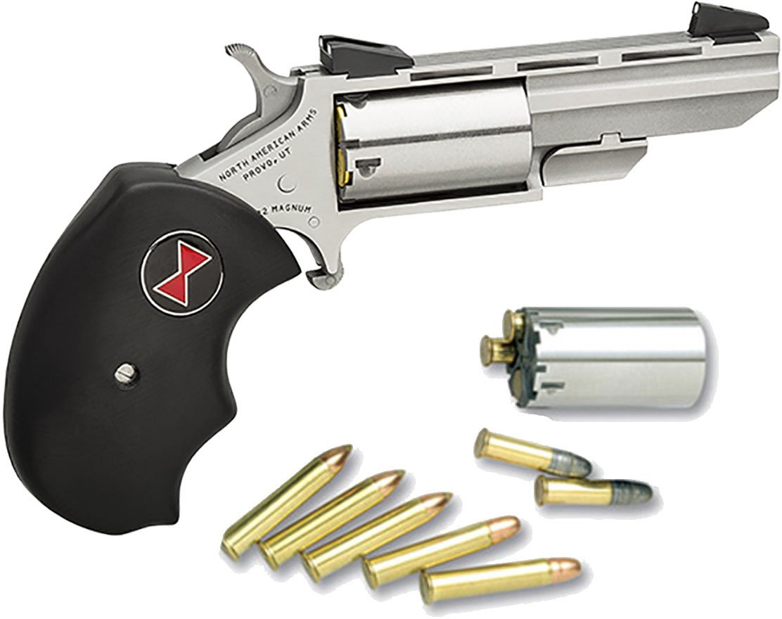 North American Arms Magnum Black Widow .22 WMR/.22 LR Revolver - view number 2
