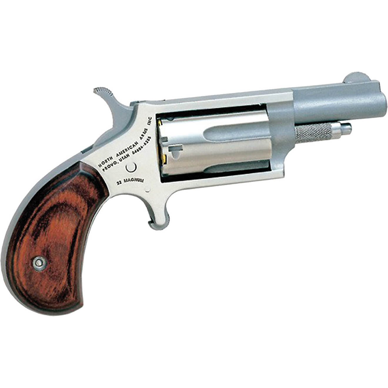North American Arms 22 Magnum .22 LR/.22 WMR Rosewood Grip Revolver ...