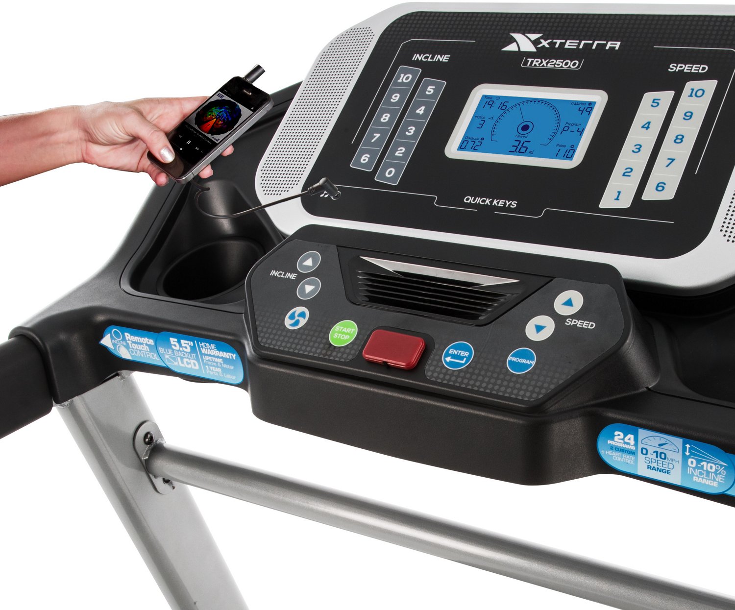 Xterra fitness trx2500 folding treadmill new arrivals