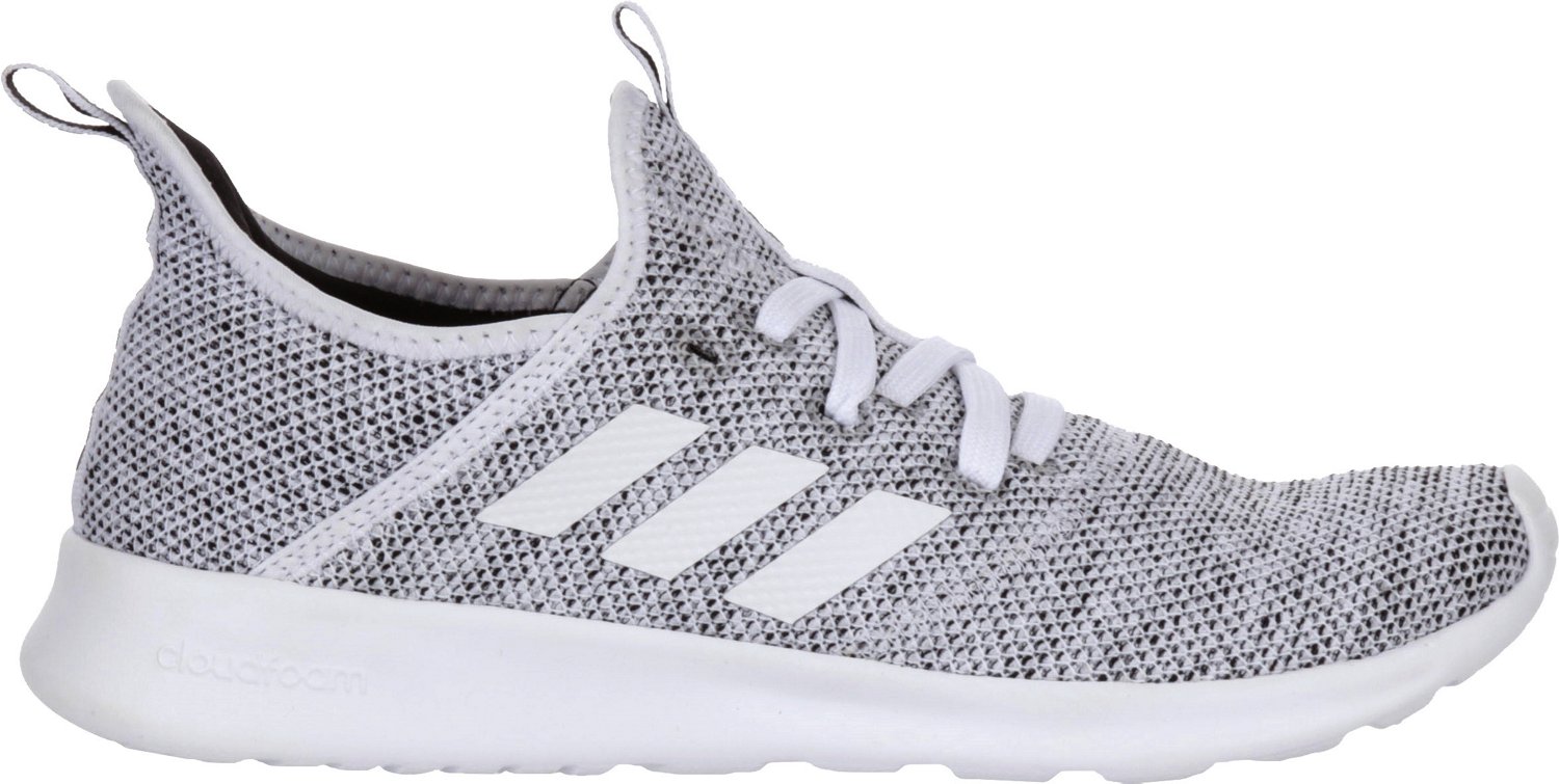 Grey adidas women's clearance cloudfoam