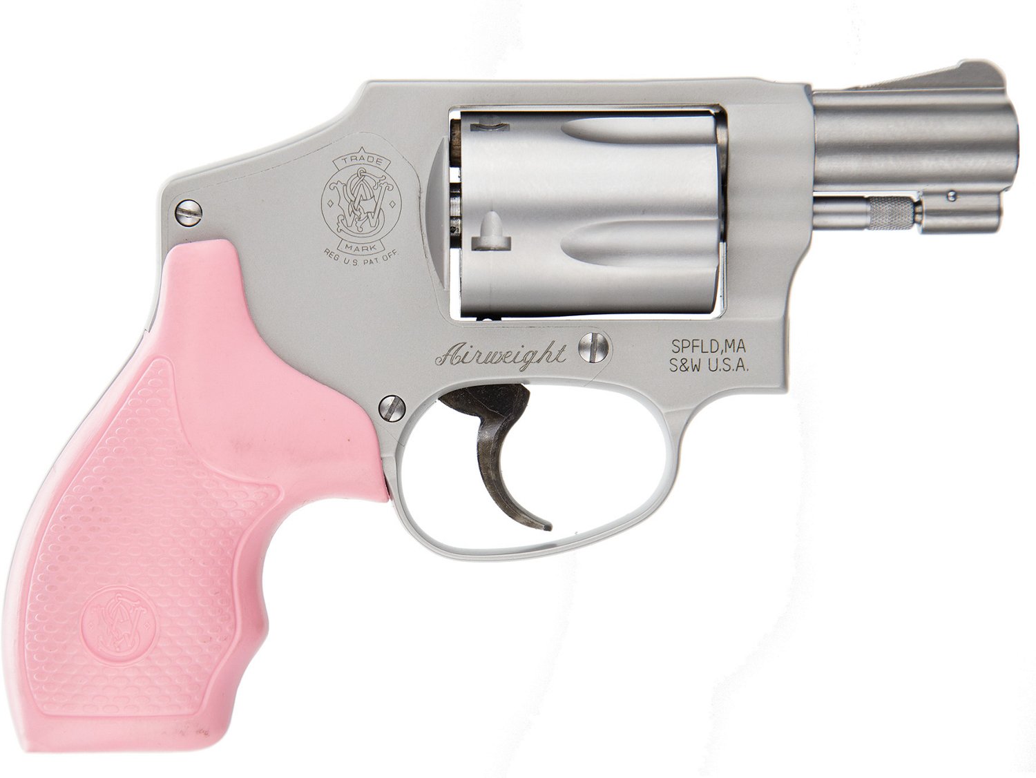 Smith & Wesson Model 642 Pink Grip .38 S&W Special +P Revolver | Academy