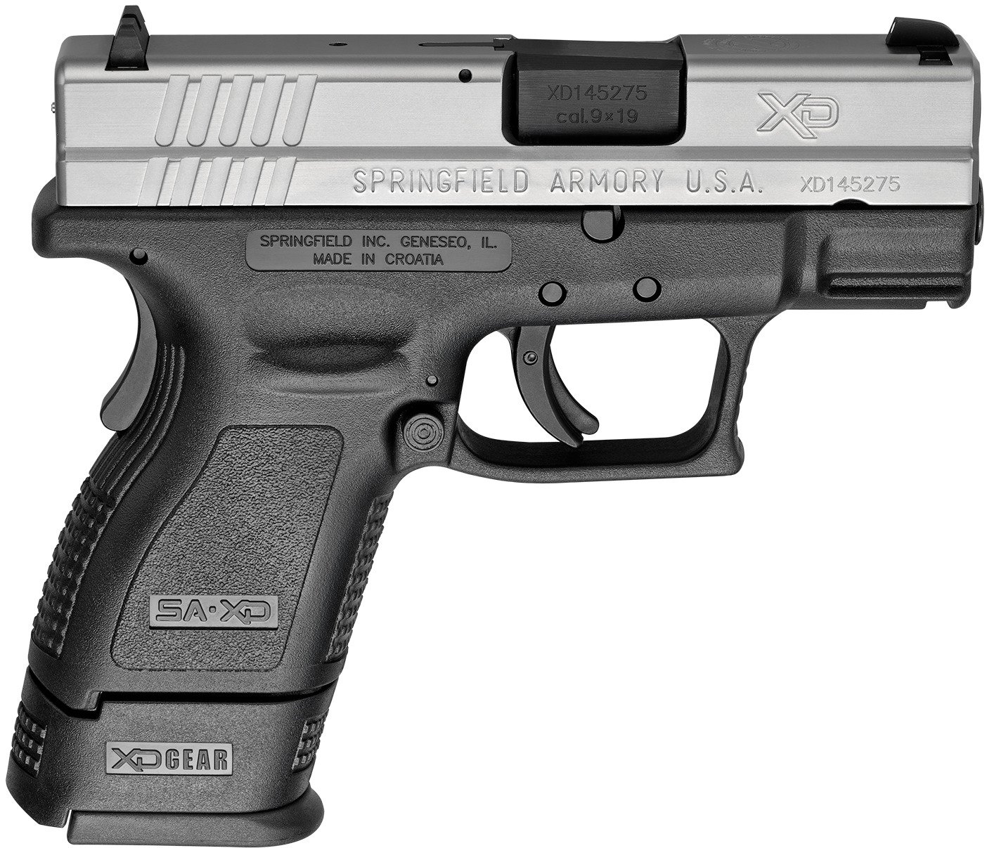 Springfield Armory XD Subcompact CA Compliant 9mm Luger Pistol                                                                   - view number 3