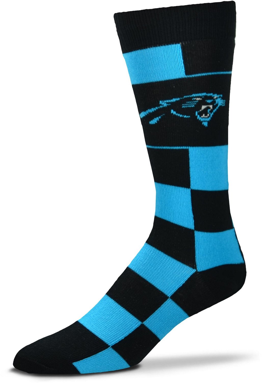 Carolina Panthers Rock Em Socks Herringbone Dress Socks