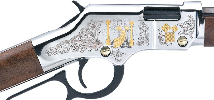 Henry Freemasons Tribute .22 LR Lever-Action Rifle - view number 2