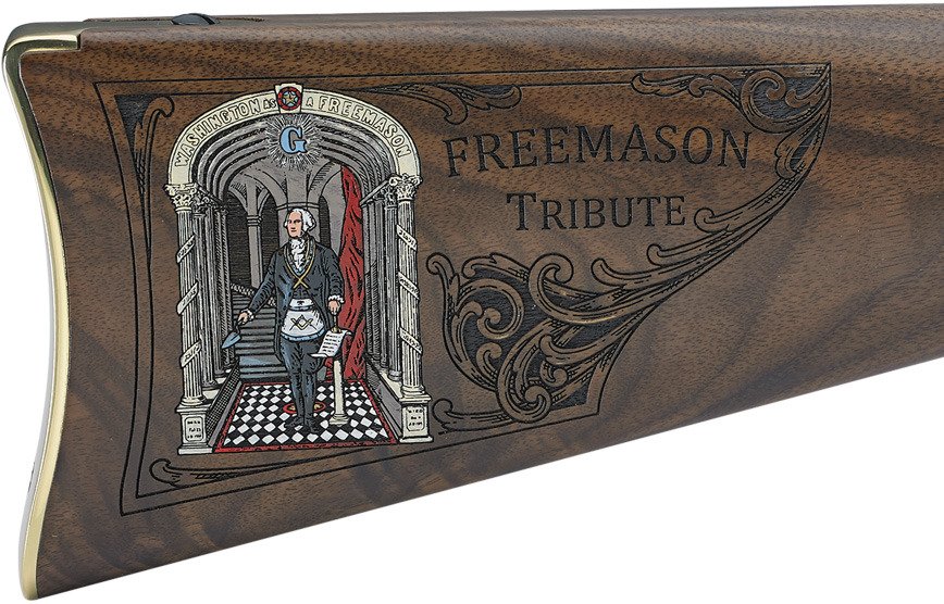 Henry Freemasons Tribute .22 LR Lever-Action Rifle - view number 3