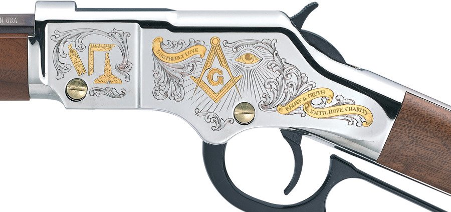Henry Freemasons Tribute .22 LR Lever-Action Rifle - view number 4