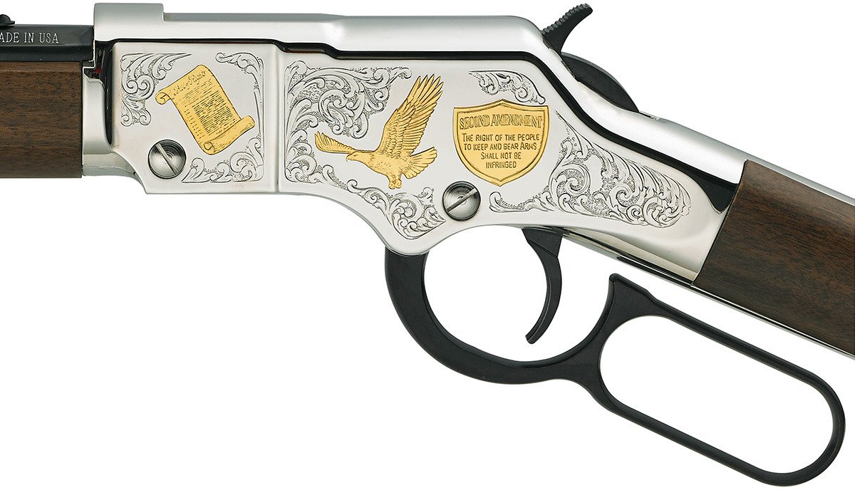 Henry Golden Boy 2nd Amendment Tribute .22 LR/Short Lever-Action Rifle - view number 3