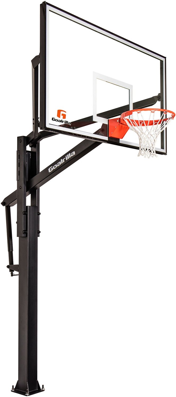 Goalrilla FT Series 72 in Inground Tempered Glass Basketball Hoop | Academy