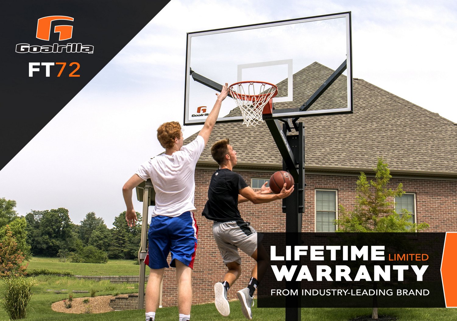 Goalrilla FT Series 72 in Inground Tempered Glass Basketball Hoop                                                                - view number 6