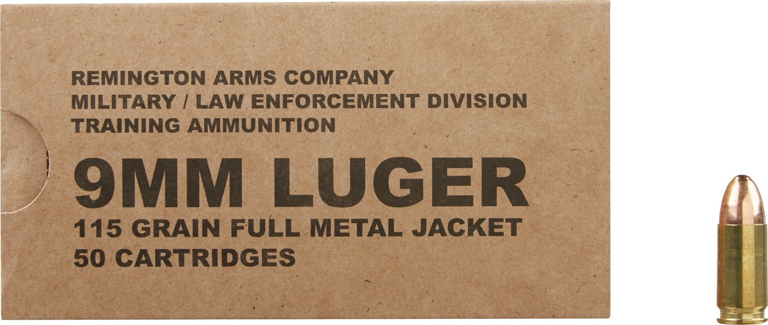 Remington UMC MIL-SPEC 9mm 115-Grain FMJ Ammunition - 50 Rounds - view number 2