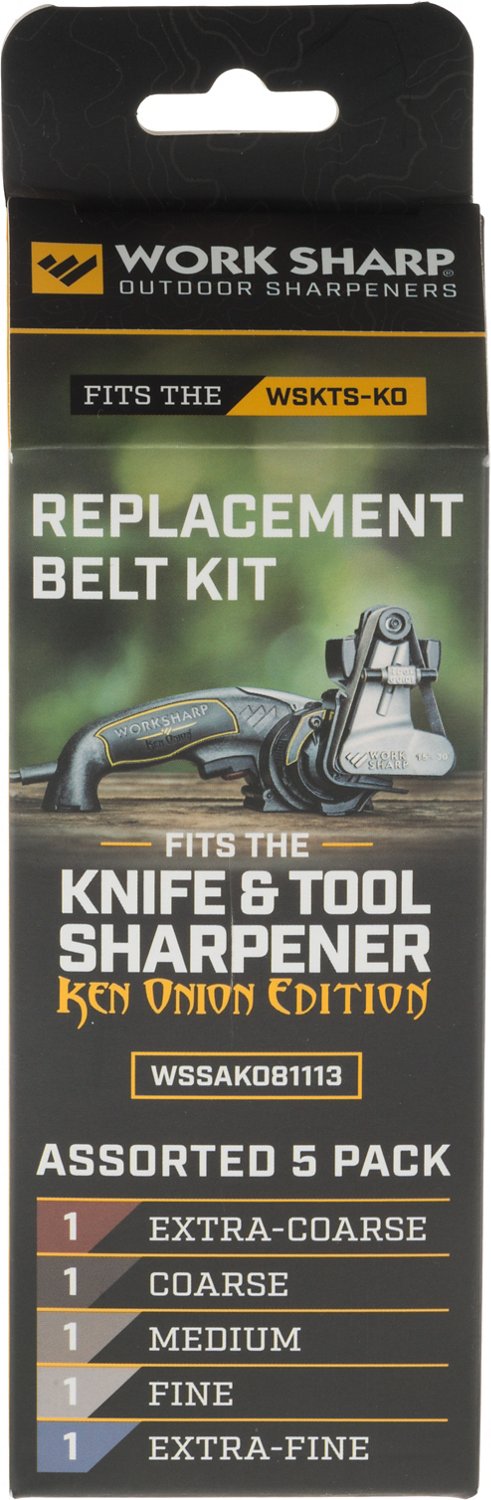 Work Sharp WSSAKO81113 Assorted Belt Kit Replacement for Ken Onion Edition