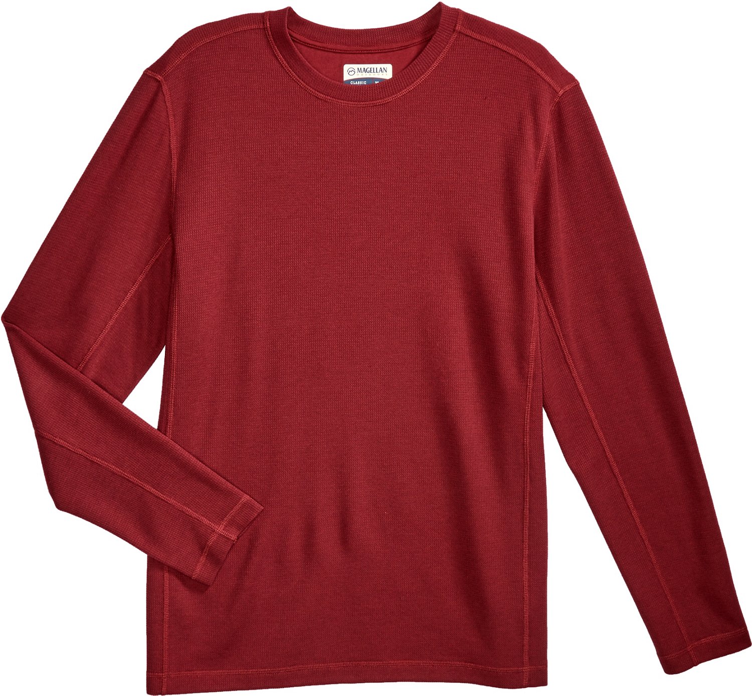 Magellan Outdoors Men's Base Camp Thermal Long Sleeve Crew Shirt - view number 4