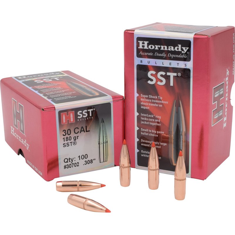 Hornady SST Bullets - .30 Caliber - 180 Grain - 100 Rounds