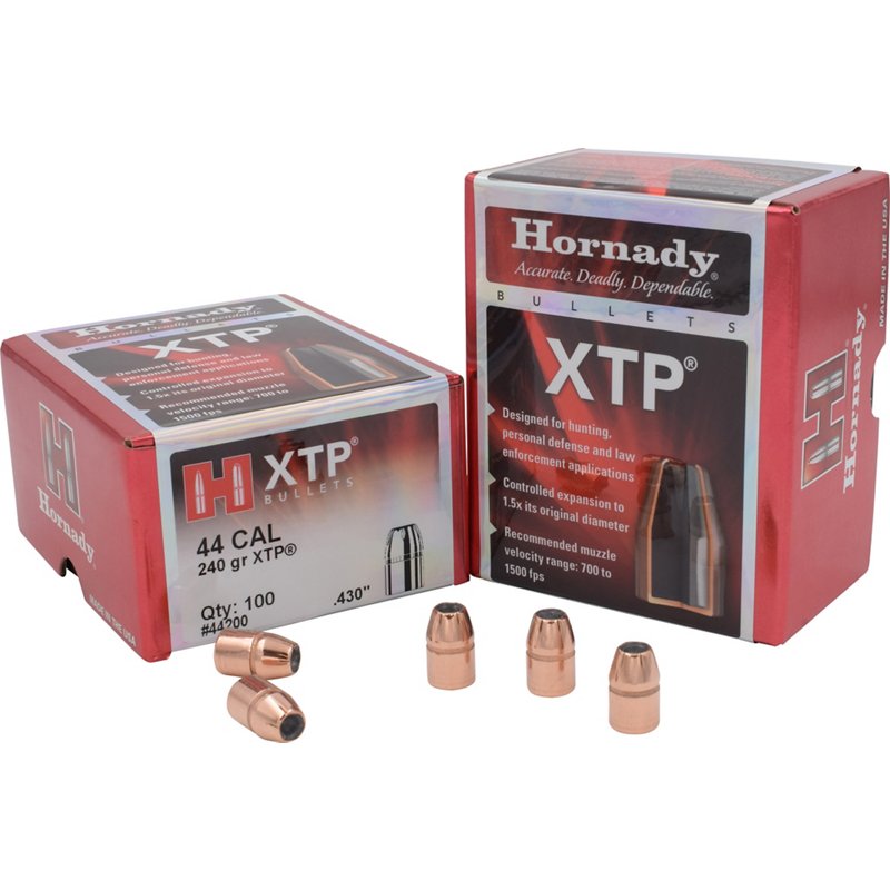 Hornady XTP Pistol Bullets - 240 Grain - .430 dia - 100 count