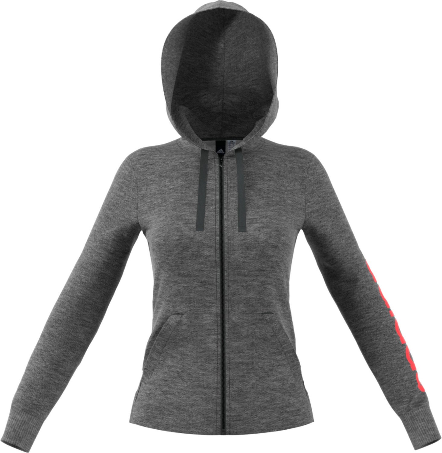 adidas Women's Essentials Linear Full Zip Hoodie