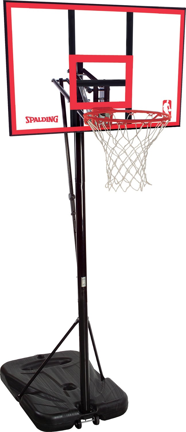 Spalding 44 in Portable Polycarbonate Basketball Hoop
