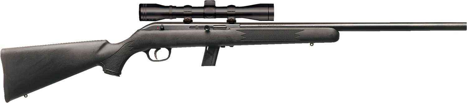 Savage Model 64FLXP Left Handed Semi Auto Rimfire Rifle .22 LR 21 Barrel  10 Rounds with 4x15mm Scope Black Synthetic Stock Blued Barrel 40061  [FC-062654400612] - Cheaper Than Dirt