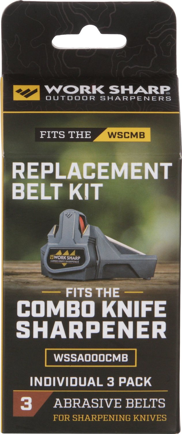 Official Work Sharp Combo Knife Sharpener Replacement Belt Kit