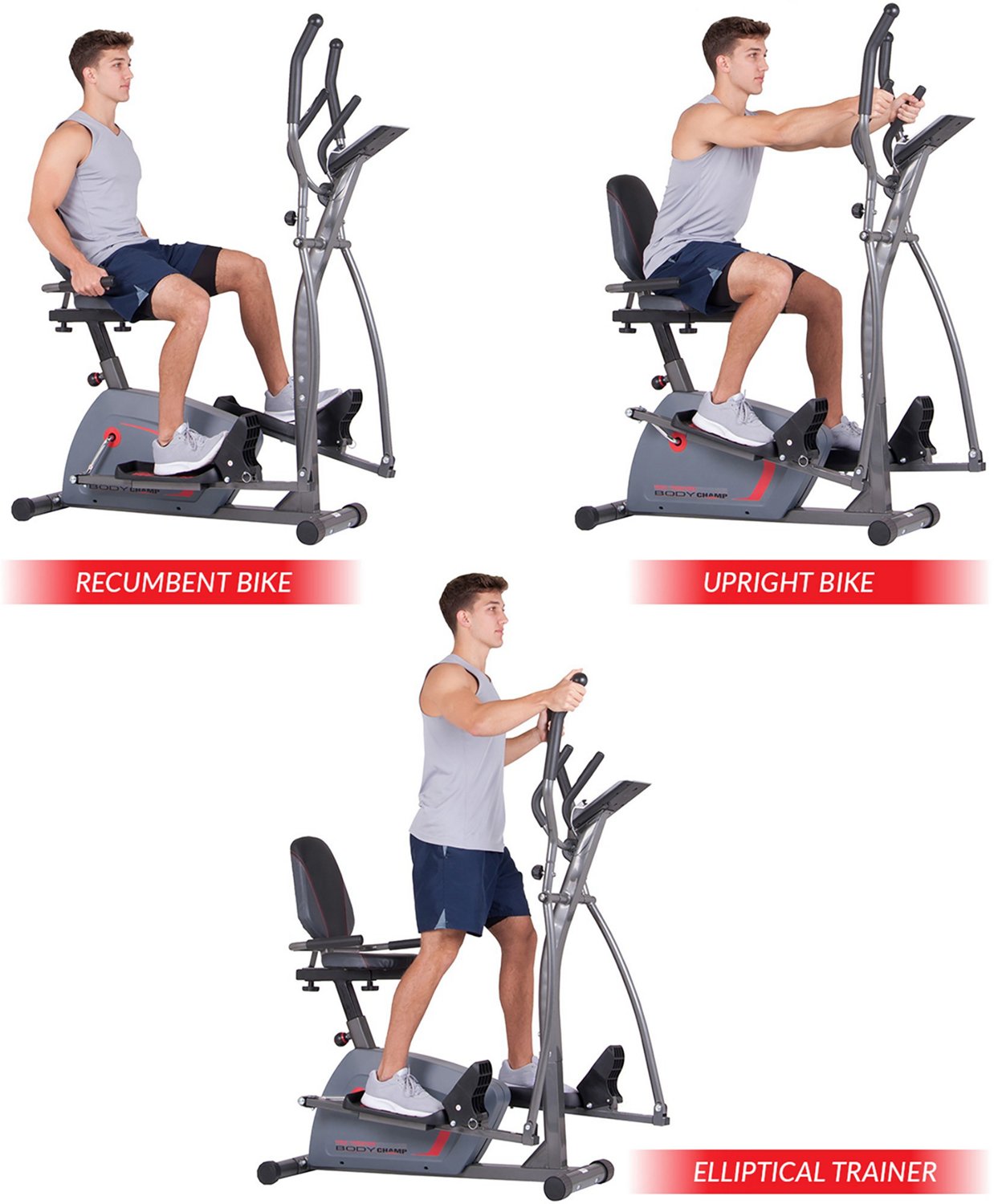 Body champ 3 in 1 online elliptical