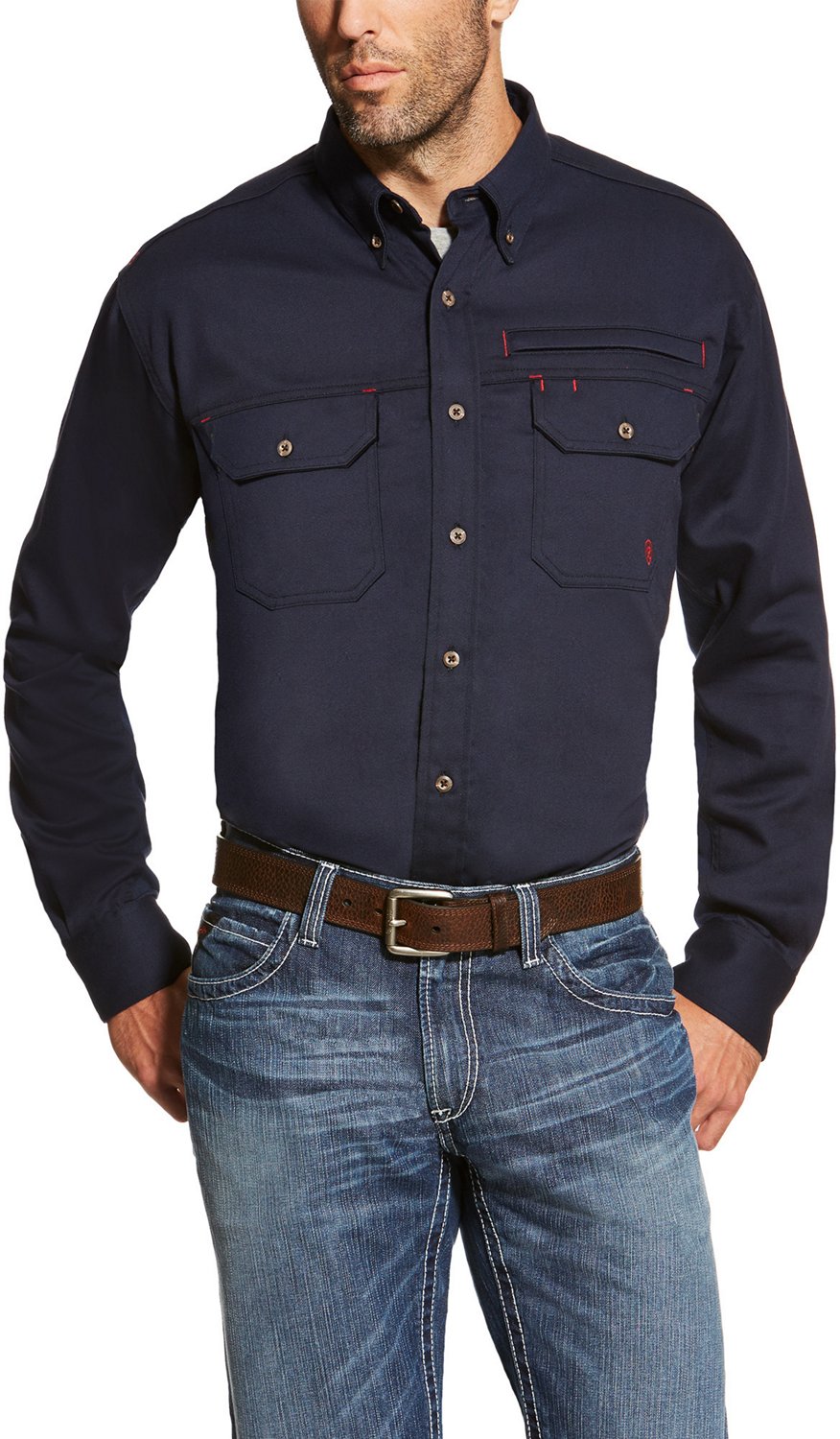 Ariat Men's FR Solid Vent Shirt                                                                                                  - view number 4