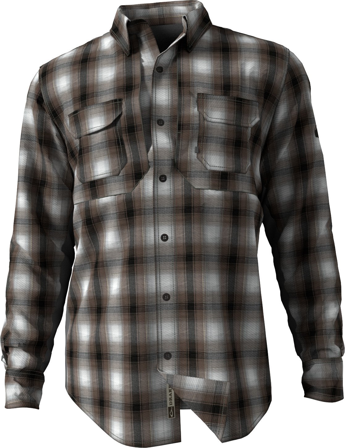 Drake Waterfowl Men's Wingshooter Plaid Shirt - view number 3