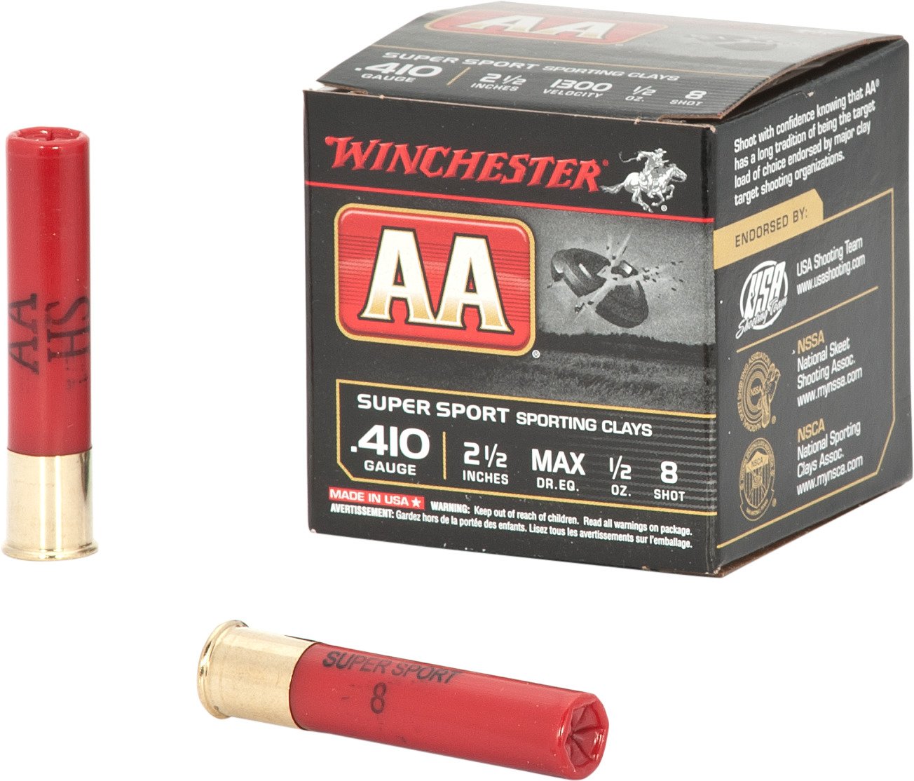 Winchester SUPER-X SHOTSHELL 410 Bore 1/2 oz 2.5 Shotgun Ammunition Up to  $1.60 Off