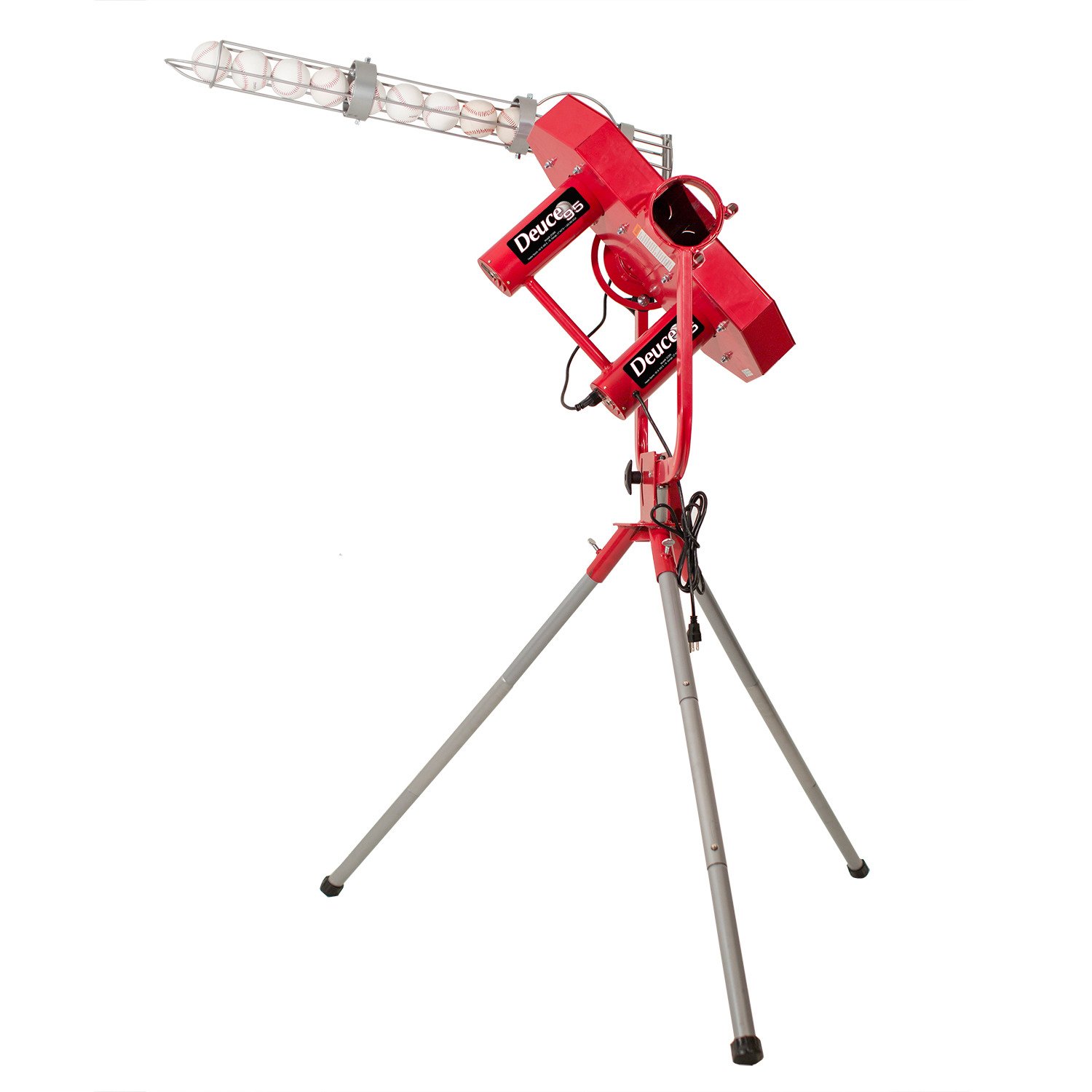 Heater Sports Deuce 95 Curveball Pitching Machine with Auto Ball Feeder