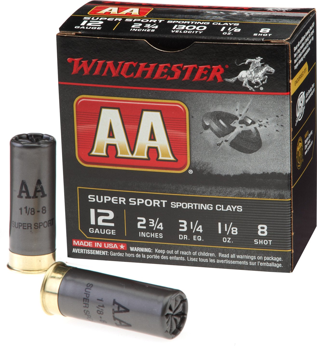 Winchester AA Super Sport™ Target Load 12 Gauge Shotshells - 25 Rounds                                                         - view number 2