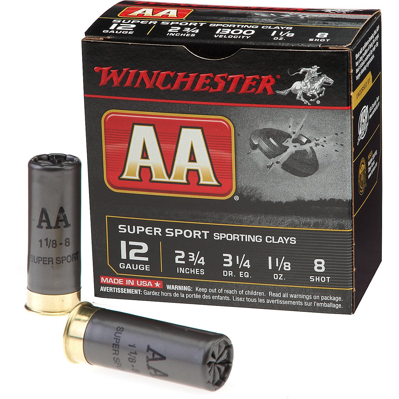 Winchester AA Super Sport Target Load 12 Gauge Shotshells                                                                        - view number 2
