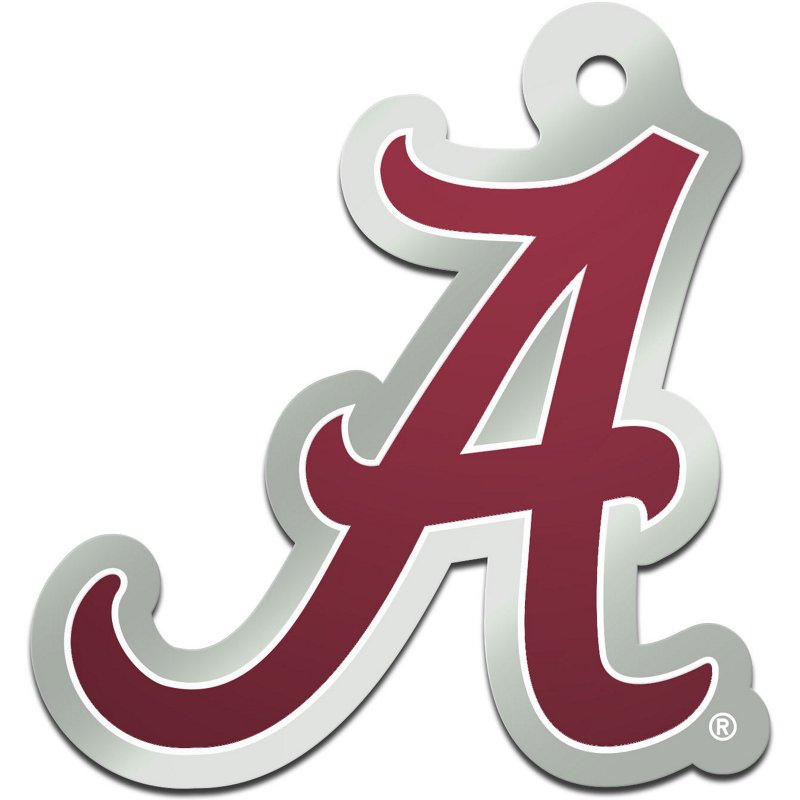 Stockdale University of Alabama Metallic Freeform Acrylic Key Chain Medred - NCAA Novelty at Academy Sports