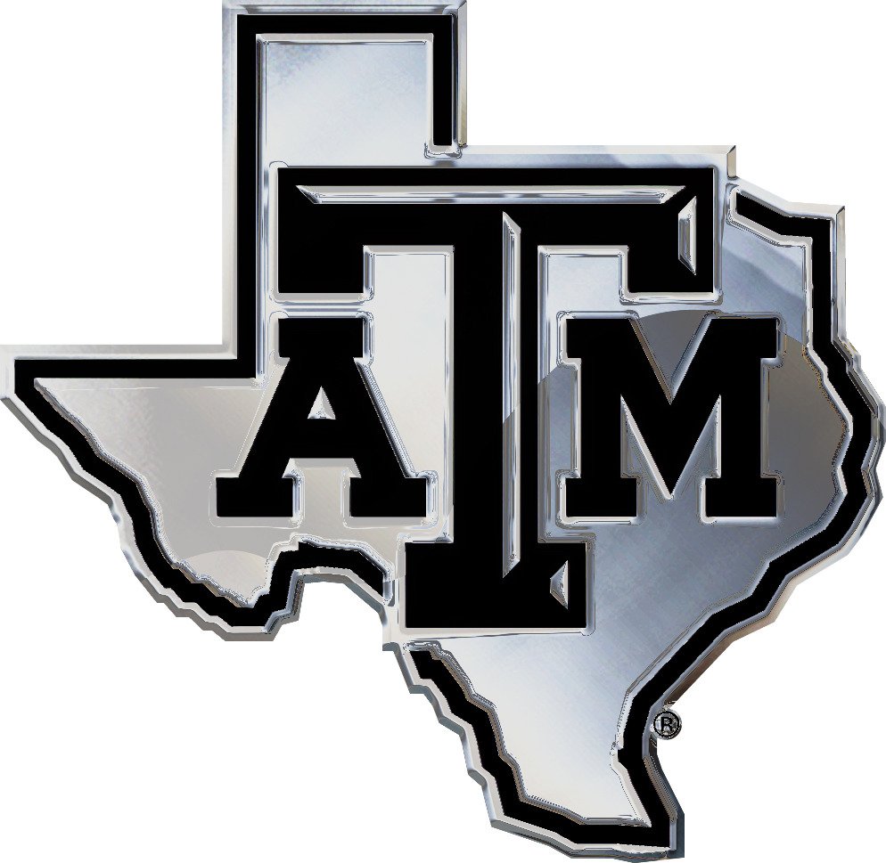 Stockdale Texas A&M University Chrome Auto Emblem | Academy