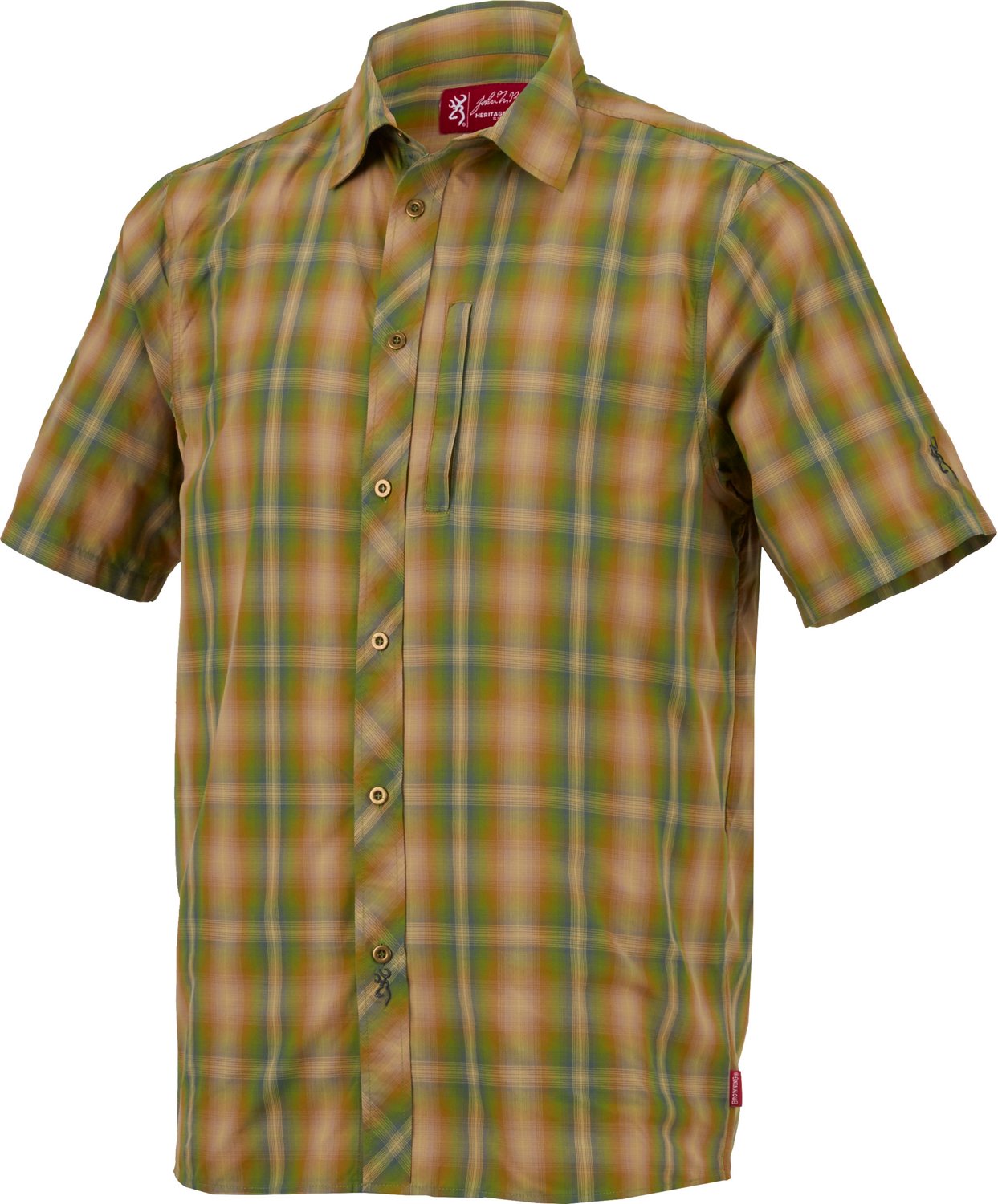 Browning Men's Heritage Camden Short Sleeve Button Up Shirt - view number 3