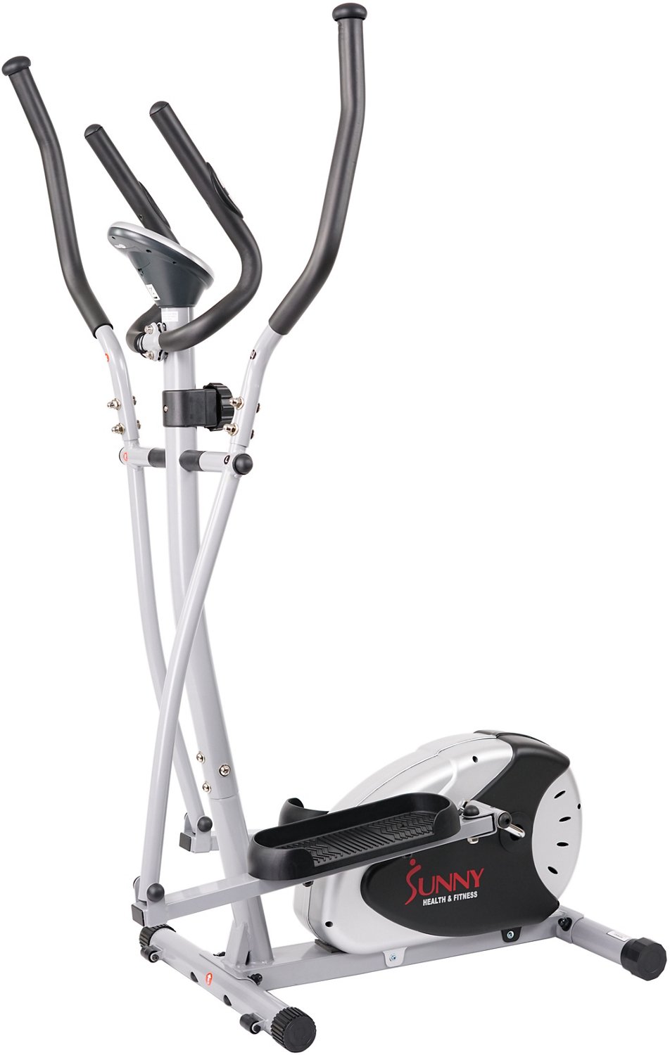 sunny 2 in 1 magnetic elliptical upright bike
