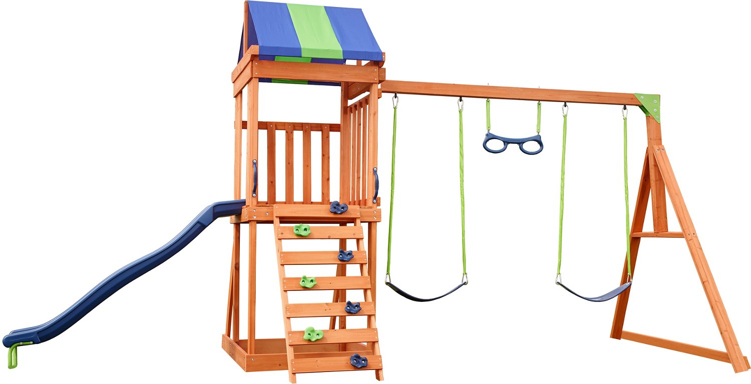 Denver wooden store swing set